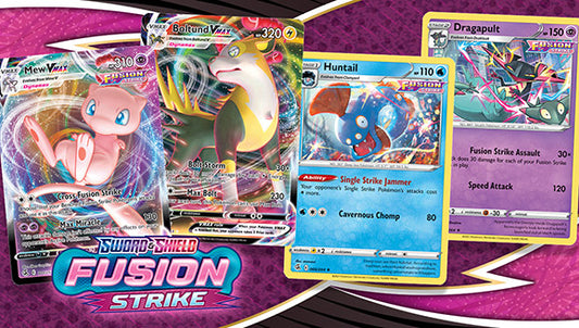 Mew VMAX, Boltund VMAX e mais em Pokémon TCG: Sword & Shield - Fusion Strike - MoxLand