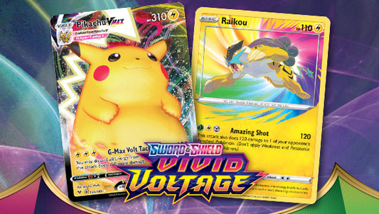 Pikachu VMAX, Ninjask, Hitmontop, e Mais em Pokémon TCG: Espada e Escudo - Voltagem Vívida