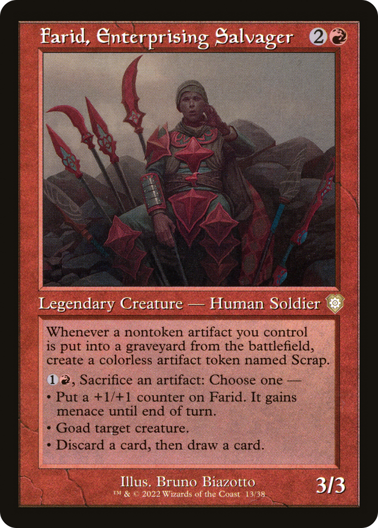 Farid, Enterprising Salvager - Magic: The Gathering - MoxLand
