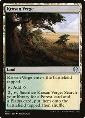 Orla Krosana / Krosan Verge - Magic: The Gathering - MoxLand