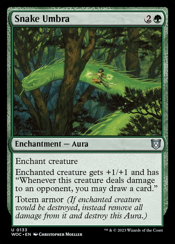 Sombra de Cobra / Snake Umbra - Magic: The Gathering - MoxLand