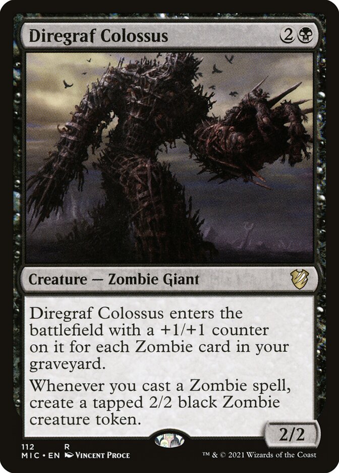 Colosso do Cemitério do Terror / Diregraf Colossus - Magic: The Gathering - MoxLand