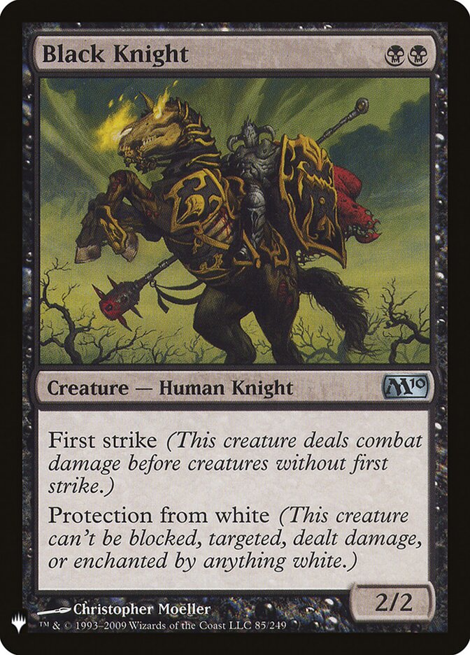 Cavaleiro Negro / Black Knight - Magic: The Gathering - MoxLand