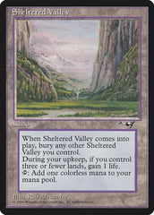 Vale Protegido / Sheltered Valley - Magic: The Gathering - MoxLand