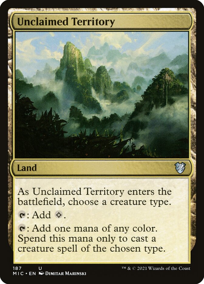 Território Não Reivindicado / Unclaimed Territory - Magic: The Gathering - MoxLand