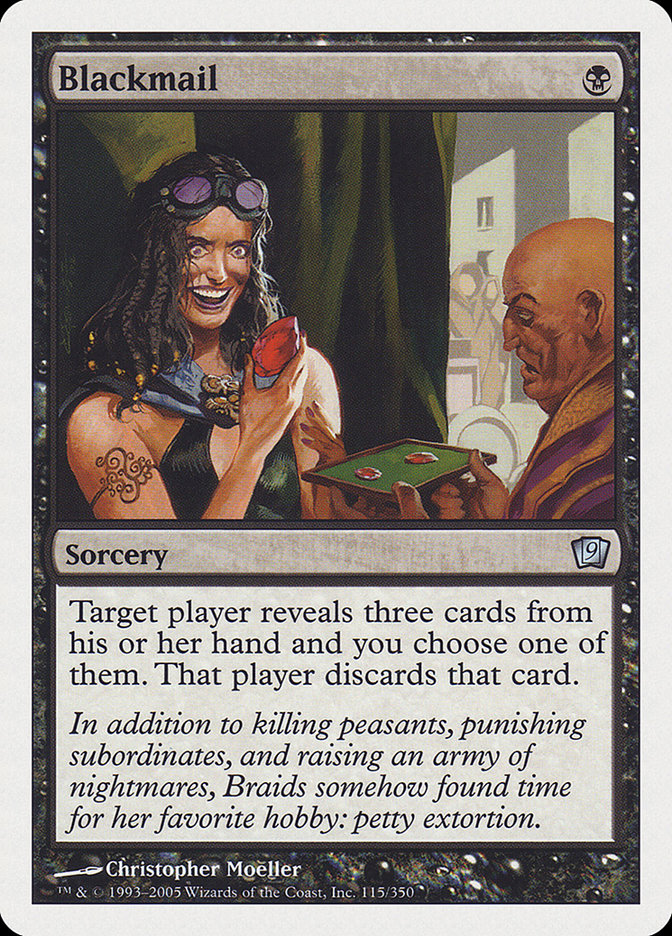 Chantagear / Blackmail - Magic: The Gathering - MoxLand