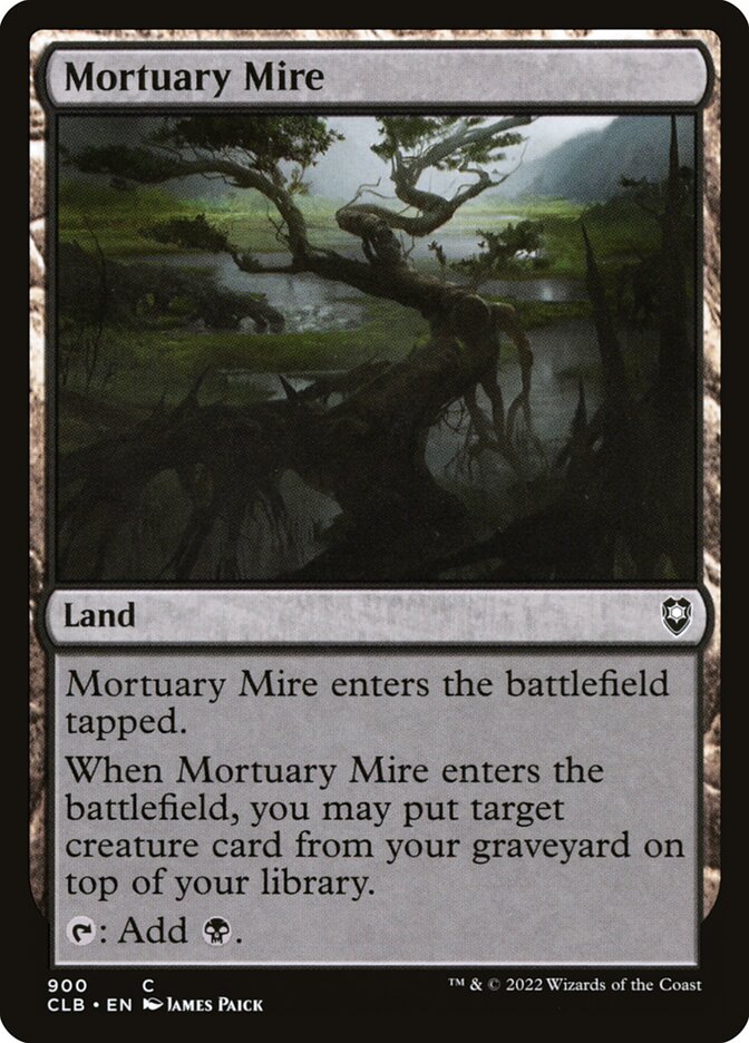 Lodaçal Mortuário / Mortuary Mire - Magic: The Gathering - MoxLand
