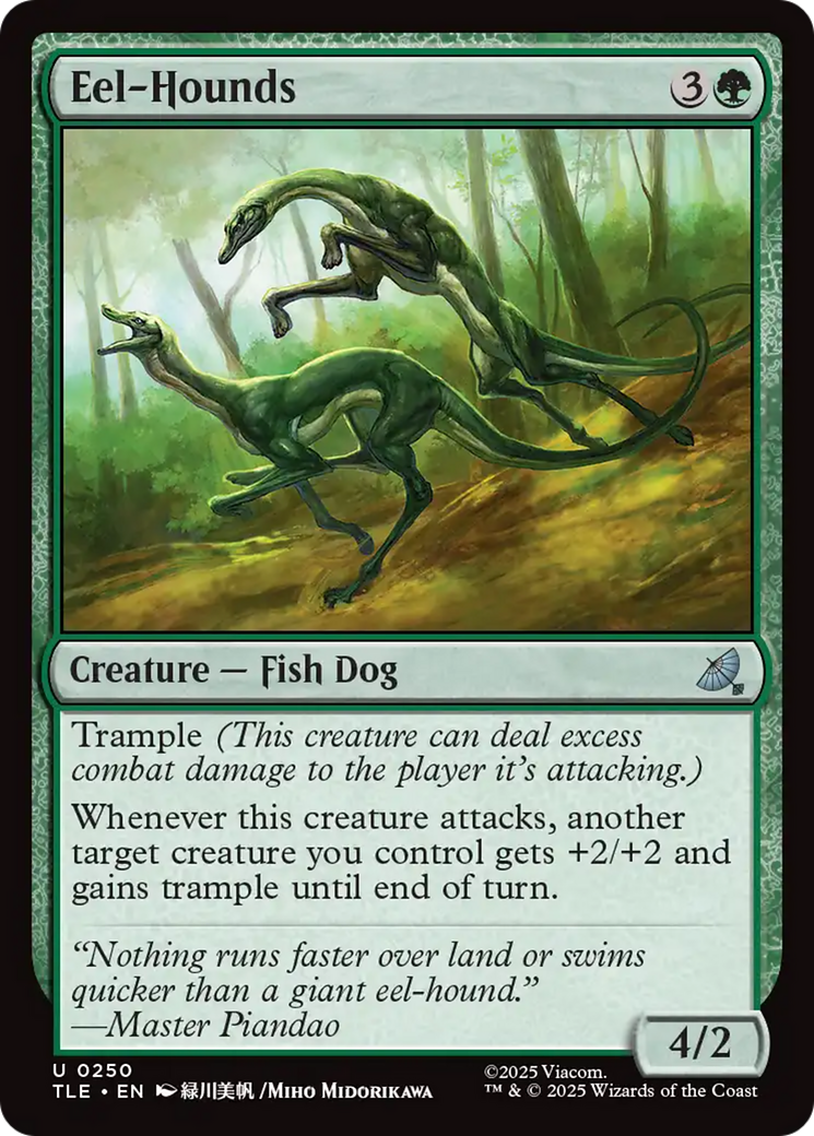 Cães-enguias / Eel-Hounds - Magic: The Gathering - MoxLand