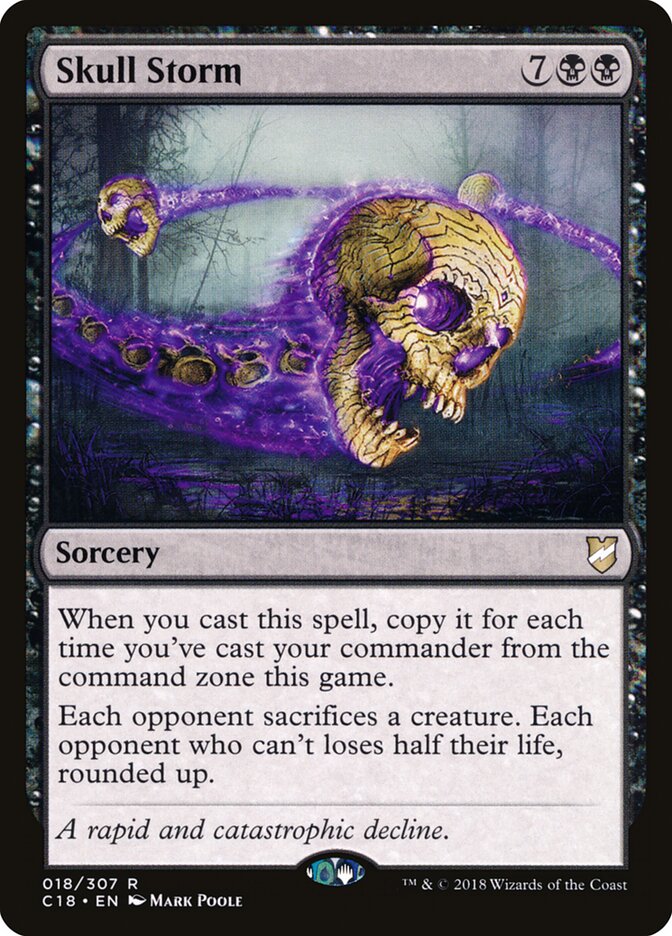 Tempestade de Crânios / Skull Storm - Magic: The Gathering - MoxLand