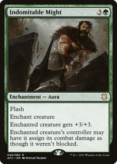 Força Indomável / Indomitable Might - Magic: The Gathering - MoxLand