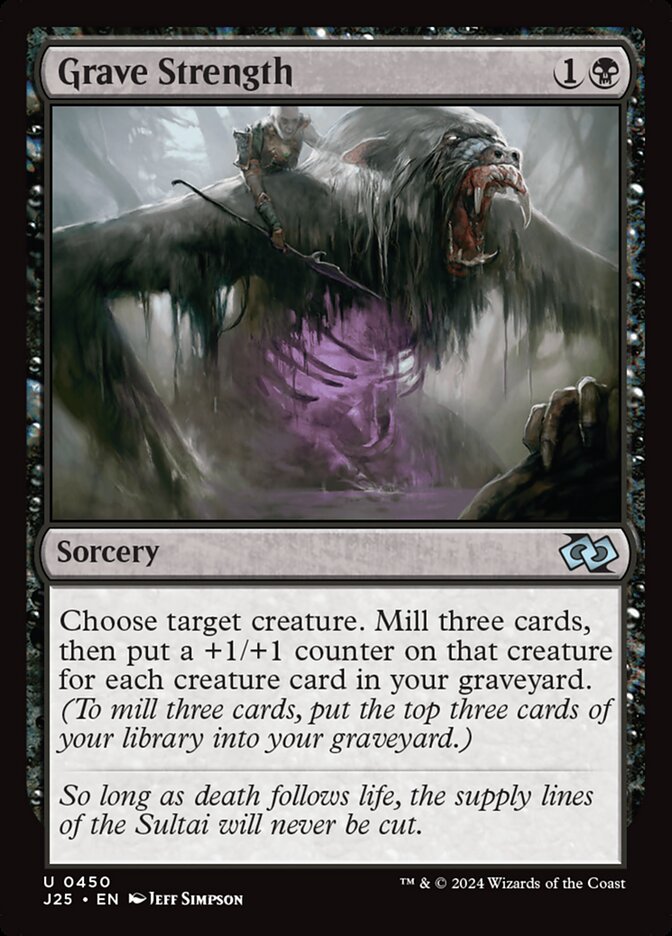 Força do Túmulo / Grave Strength - Magic: The Gathering - MoxLand