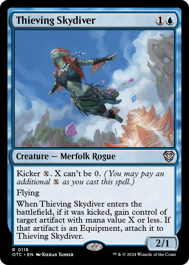 Mergulhadora Celeste Ladra / Thieving Skydiver - Magic: The Gathering - MoxLand