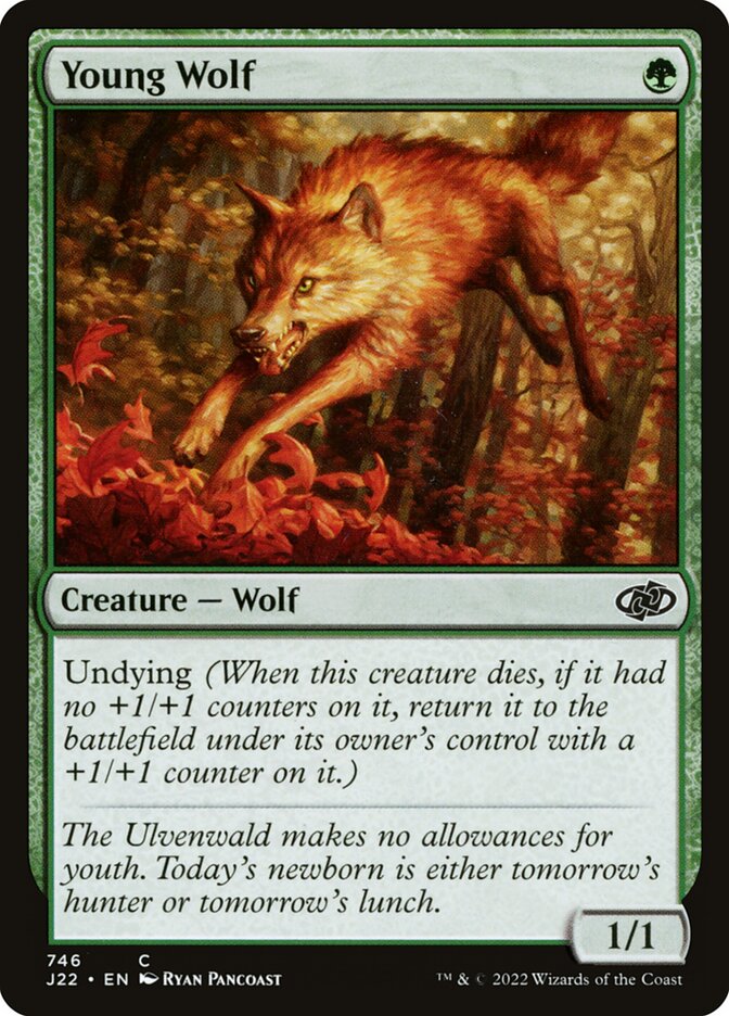 Lobo Jovem / Young Wolf - Magic: The Gathering - MoxLand