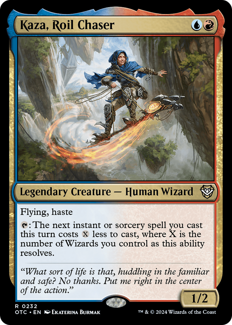 Kaza, Perseguidora do Turbilhão / Kaza, Roil Chaser - Magic: The Gathering - MoxLand