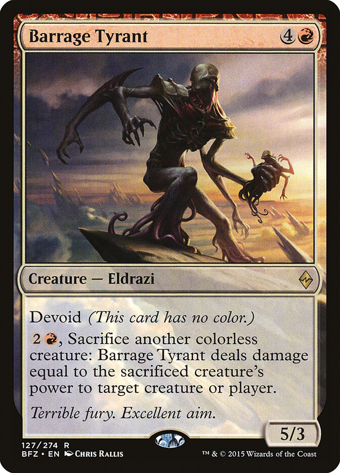 Tirano da Barragem / Barrage Tyrant - Magic: The Gathering - MoxLand