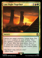 Last Night Together - Magic: The Gathering - MoxLand