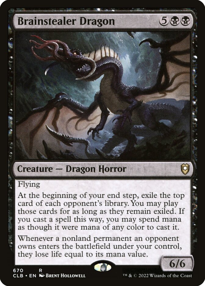 Dragão Ladrão de Cérebros / Brainstealer Dragon - Magic: The Gathering - MoxLand