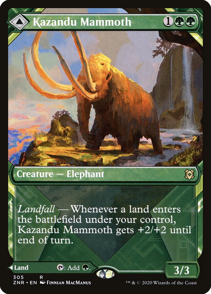 Mamute de Kazandu / Kazandu Mammoth - Magic: The Gathering - MoxLand