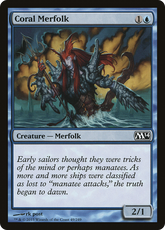 Tritões dos Corais / Coral Merfolk - Magic: The Gathering - MoxLand