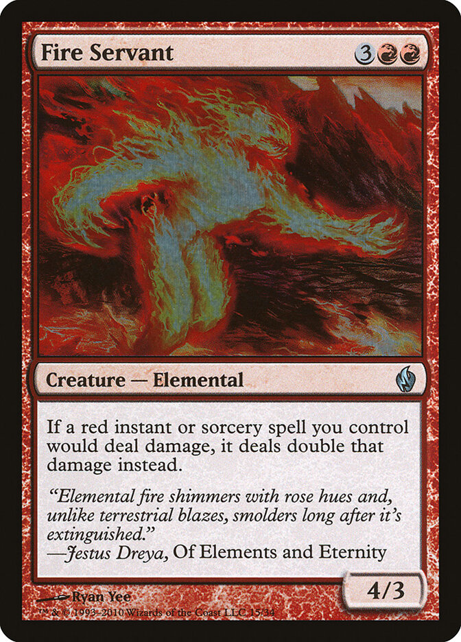 Servo do Fogo / Fire Servant - Magic: The Gathering - MoxLand