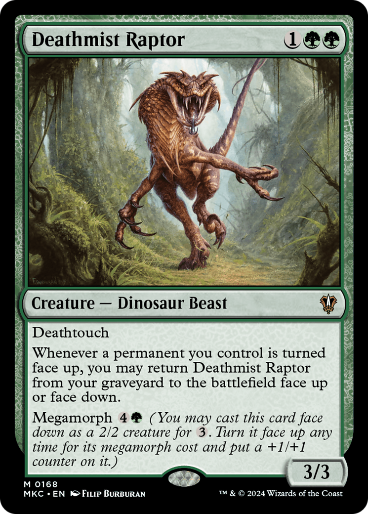 Raptor da Névoa Mortal / Deathmist Raptor - Magic: The Gathering - MoxLand