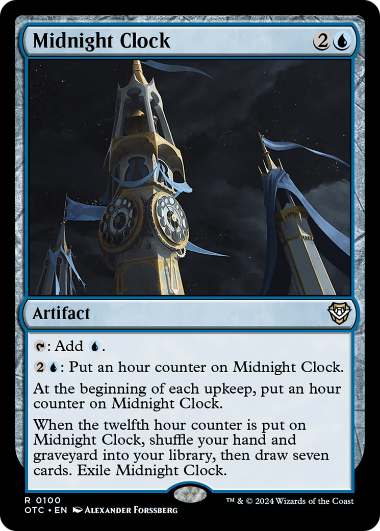 Relógio da Meia-noite / Midnight Clock - Magic: The Gathering - MoxLand