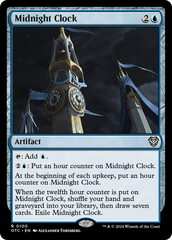 Relógio da Meia-noite / Midnight Clock - Magic: The Gathering - MoxLand