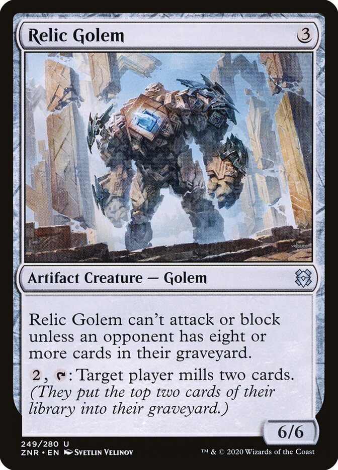 Golem Relíquia / Relic Golem - Magic: The Gathering - MoxLand