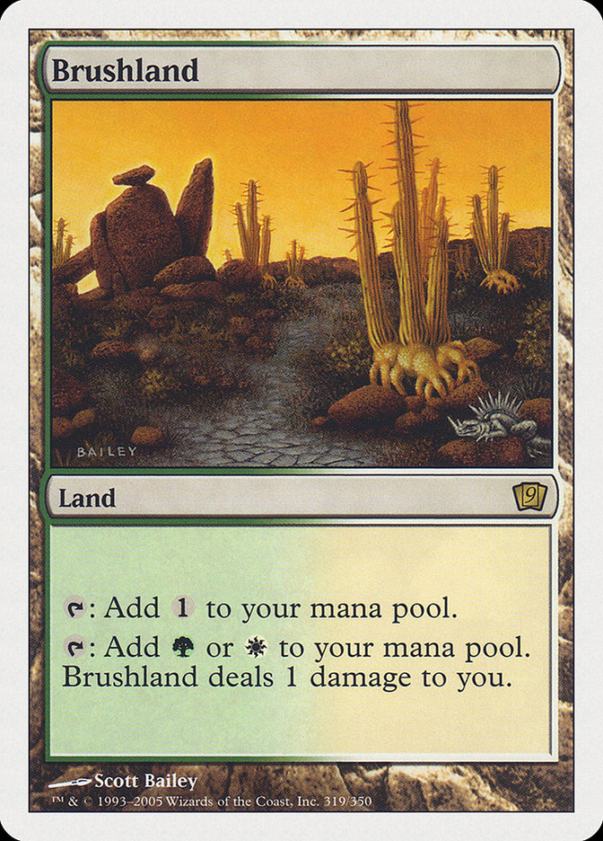 Macegal / Brushland - Magic: The Gathering - MoxLand
