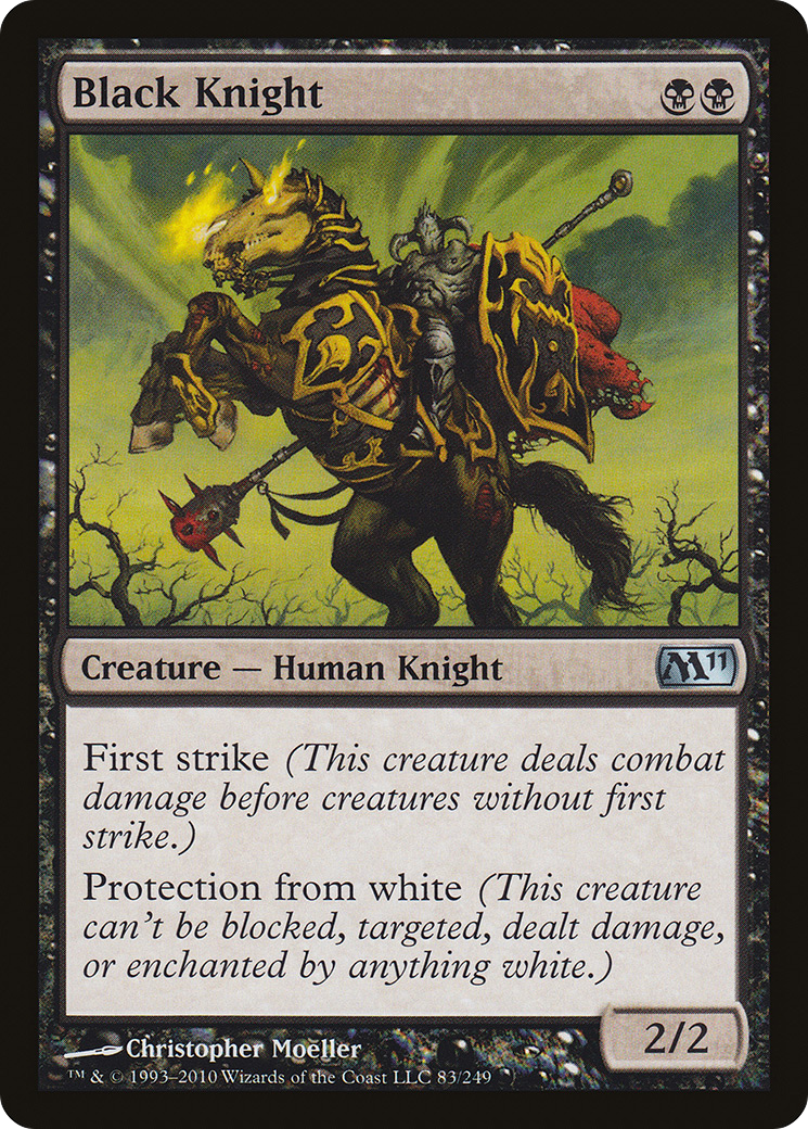 Cavaleiro Negro / Black Knight - Magic: The Gathering - MoxLand