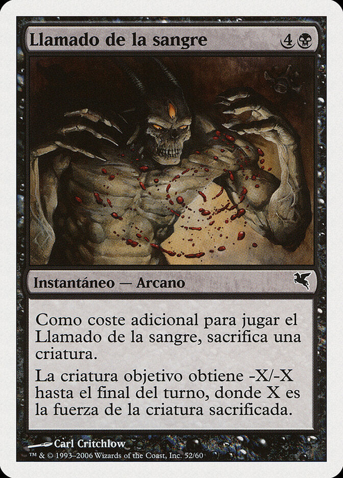 Chamado por Sangue / Call for Blood - Magic: The Gathering - MoxLand