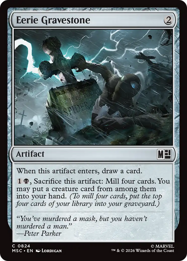 Eerie Gravestone - Magic: The Gathering - MoxLand