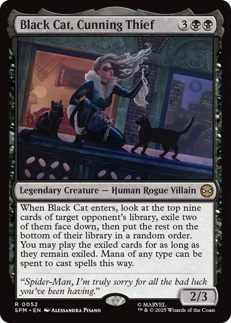 Black Cat, Cunning Thief - Magic: The Gathering - MoxLand