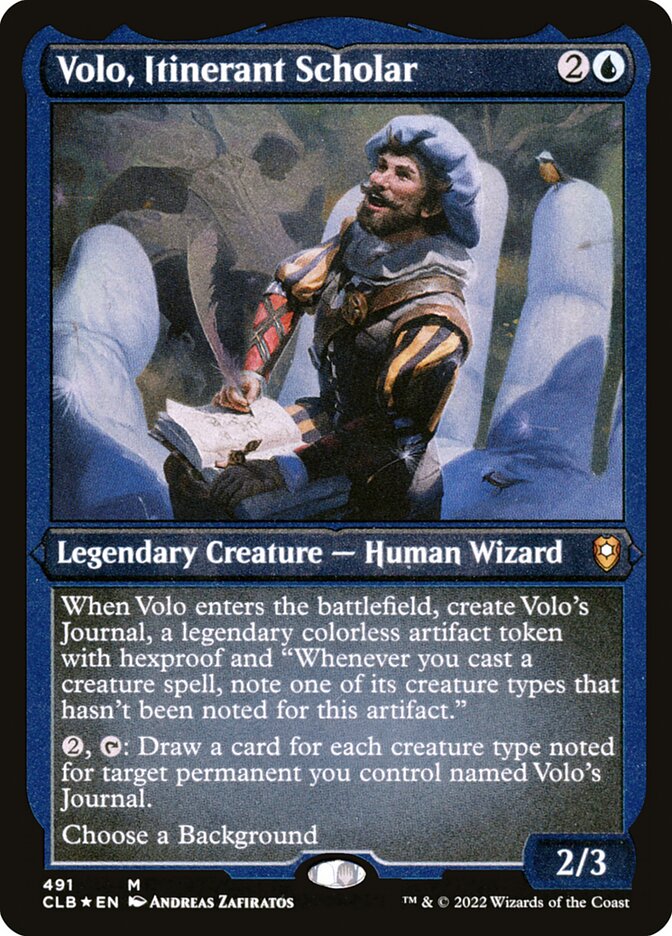 Volo, Erudito Itinerante / Volo, Itinerant Scholar - Magic: The Gathering - MoxLand