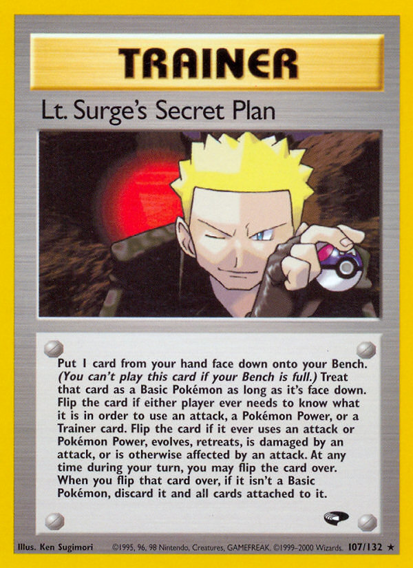 Lt. Surge's Secret Plan - MoxLand - MoxLand