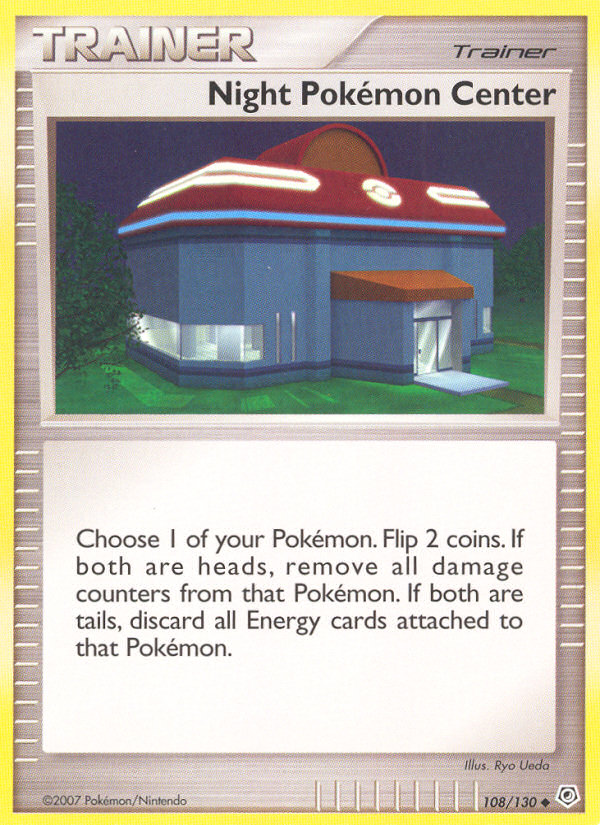 Night Pokémon Center - MoxLand - MoxLand