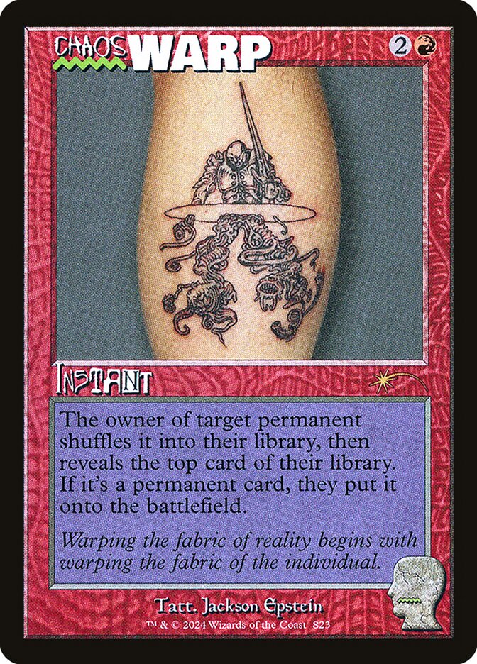 Distorção Caótica / Chaos Warp - Magic: The Gathering - MoxLand