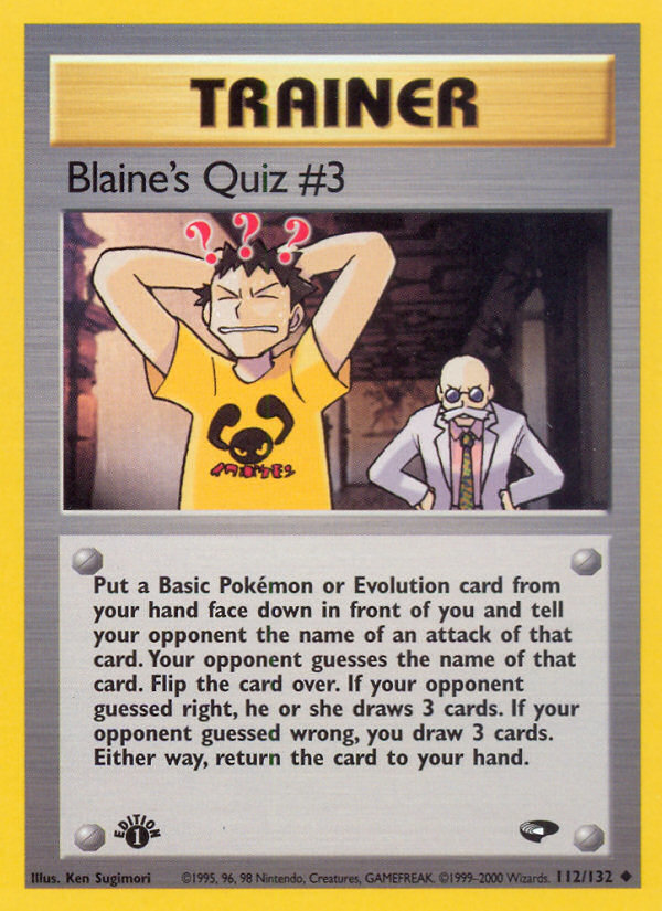 Blaine's Quiz #3 - MoxLand - MoxLand