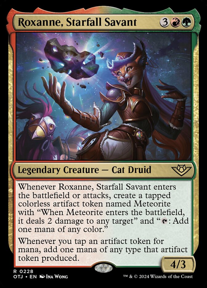 Roxanne, Erudita dos Meteoros / Roxanne, Starfall Savant - Magic: The Gathering - MoxLand