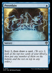Preordenar / Preordain - Magic: The Gathering - MoxLand