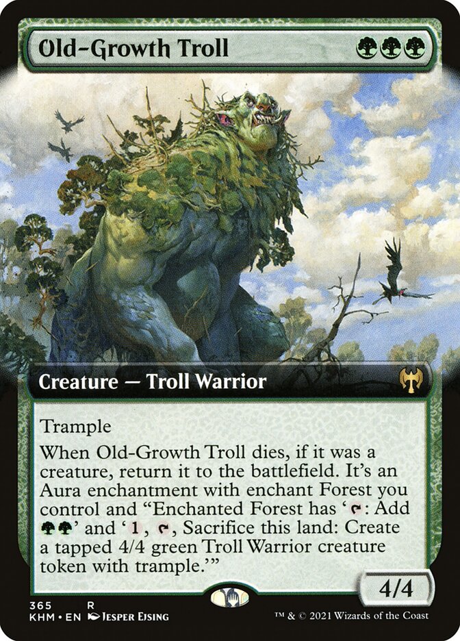 Trol Vetusto / Old-Growth Troll - Magic: The Gathering - MoxLand