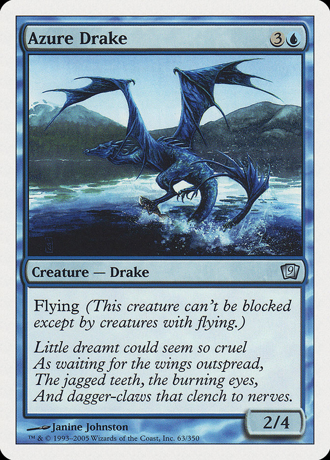 Dragonete Lazur / Azure Drake - Magic: The Gathering - MoxLand