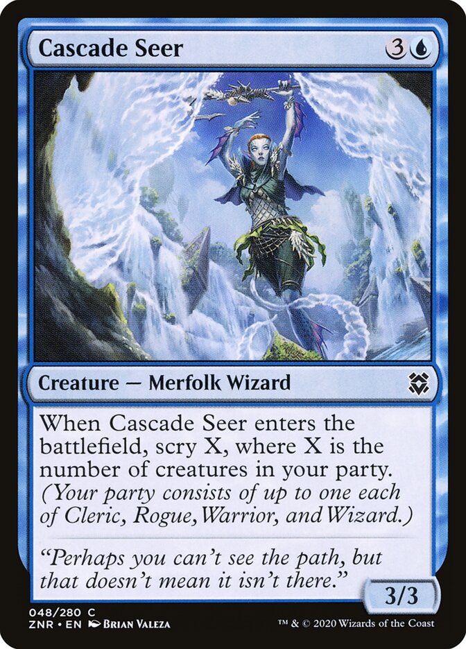Vidente da Catarata / Cascade Seer - Magic: The Gathering - MoxLand