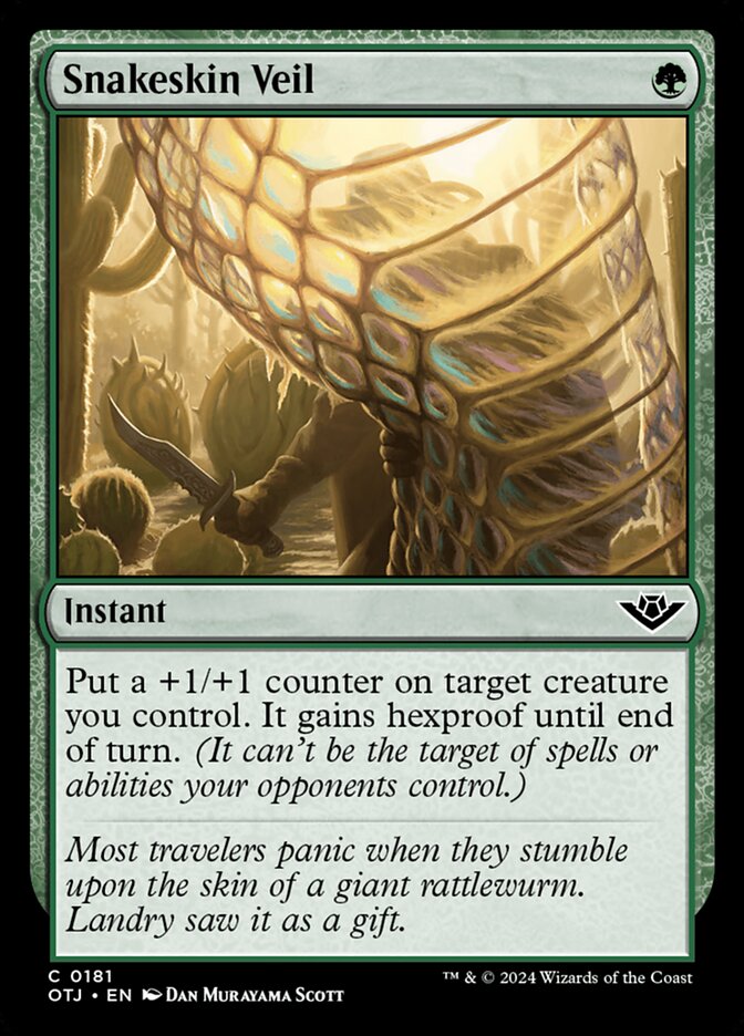 Véu de Pele de Serpente / Snakeskin Veil - Magic: The Gathering - MoxLand