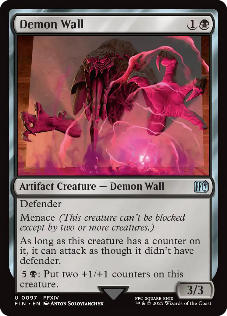 Barreira Demoníaca / Demon Wall - Magic: The Gathering - MoxLand