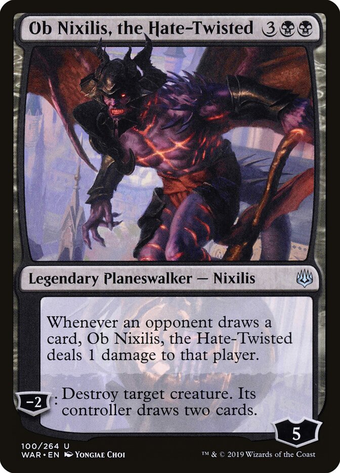 Ob Nixilis, Transtornado Pelo Ódio / Ob Nixilis, the Hate-Twisted - Magic: The Gathering - MoxLand