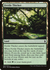 Arvoredo Fértil / Fertile Thicket - Magic: The Gathering - MoxLand