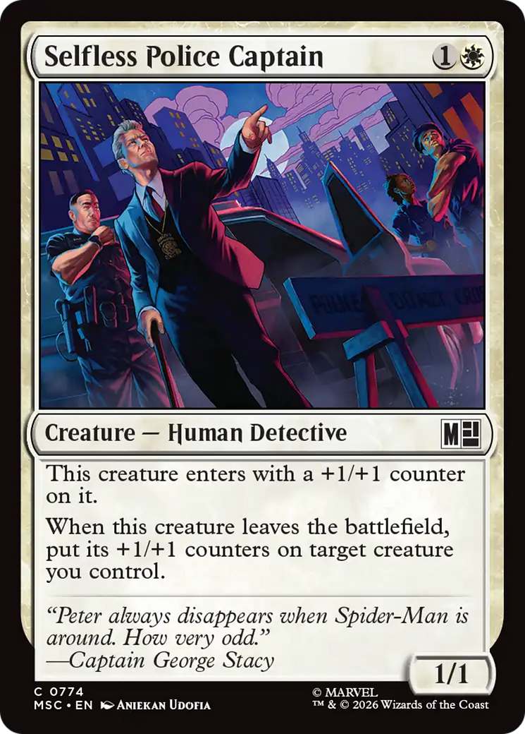 Selfless Police Captain - Magic: The Gathering - MoxLand