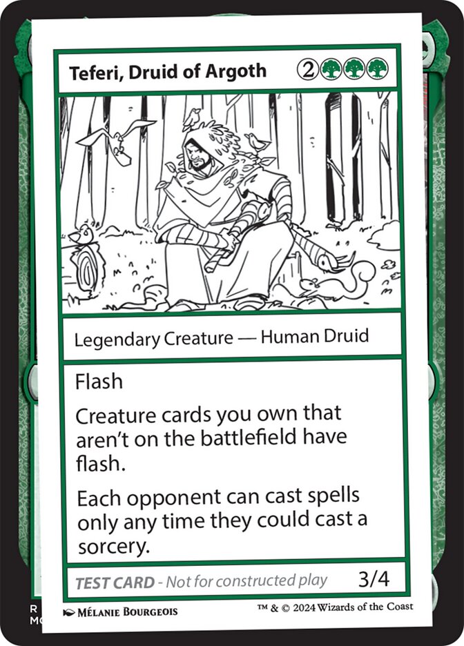 Teferi, Druid of Argoth - Magic: The Gathering - MoxLand