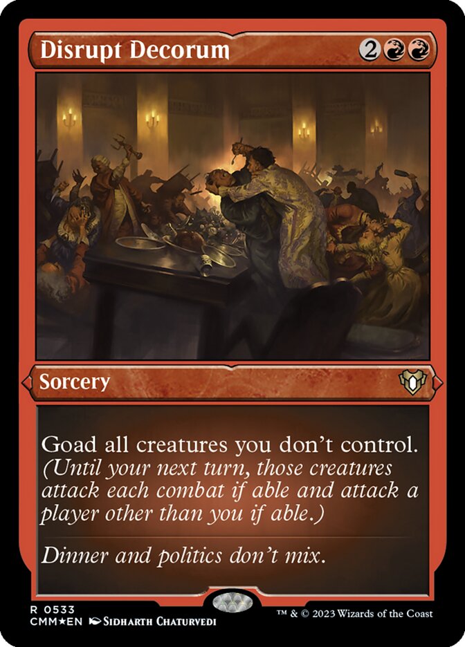 Quebrar o Decoro / Disrupt Decorum - Magic: The Gathering - MoxLand
